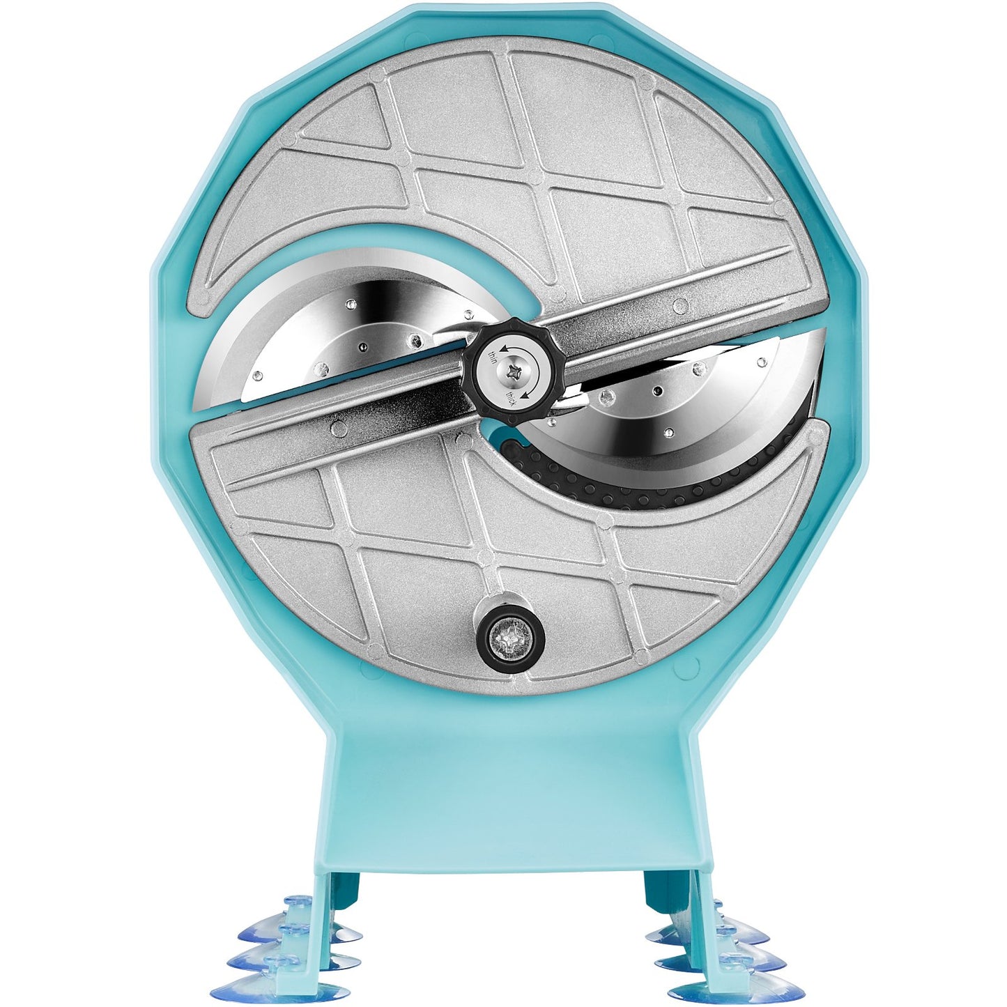 Vegetable Fruit Slicer with Adjustable Thickness - Stainless Steel Blade Food Cutter for Cucumber, Lemon, Tomato, Green