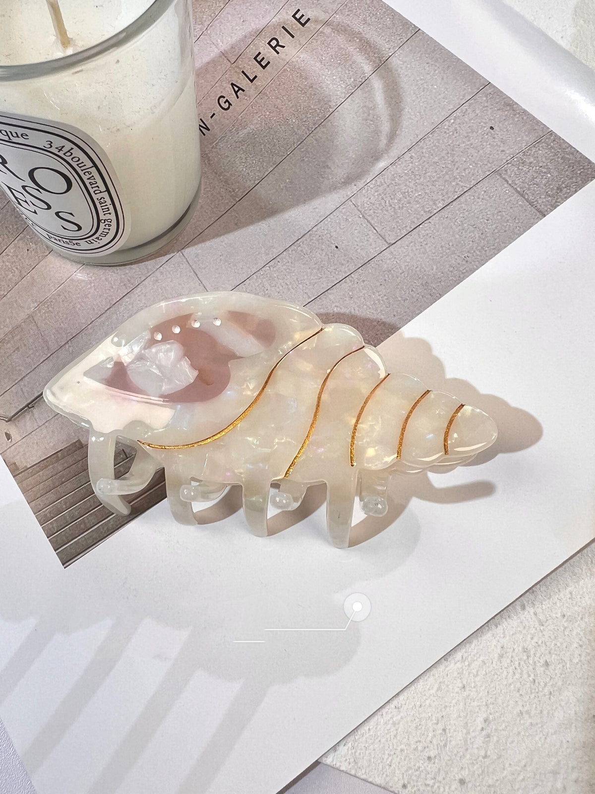 Acetate Hair Clip - Starfish & Conch Designs
