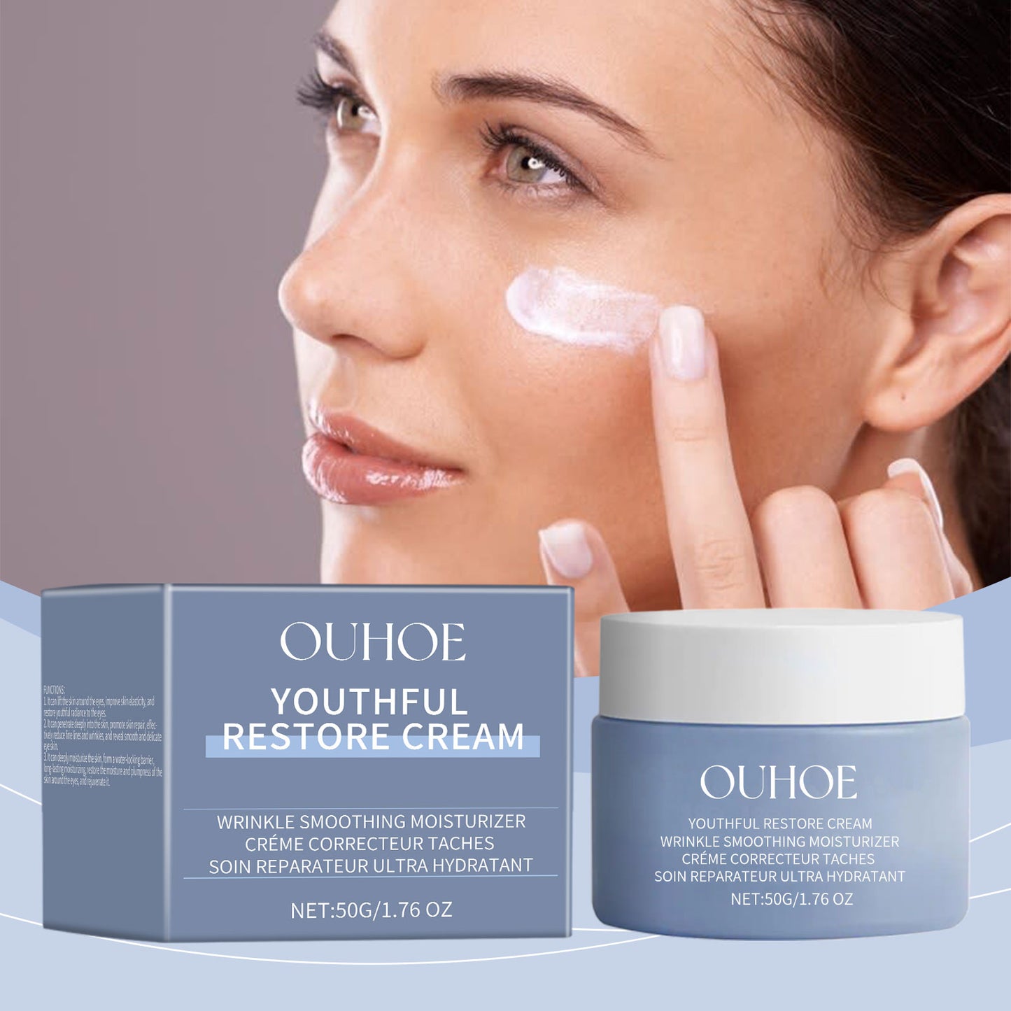 Hydrating Facial Moisturizer with Collagen & Sweet Almond Oil - 50g
