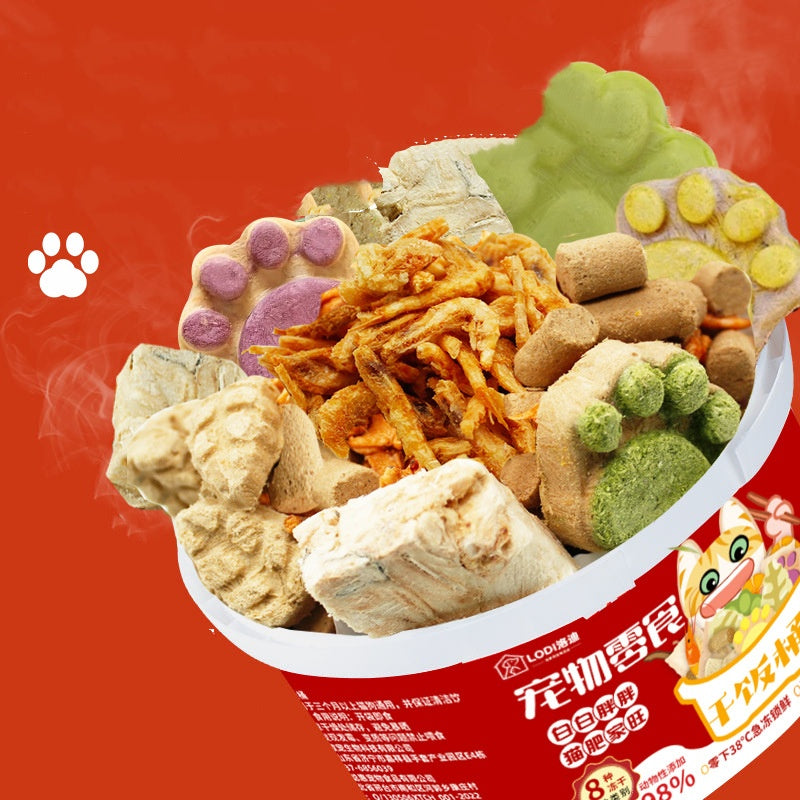 Freeze-Dried Mixed Pet Snacks for Cats & Dogs