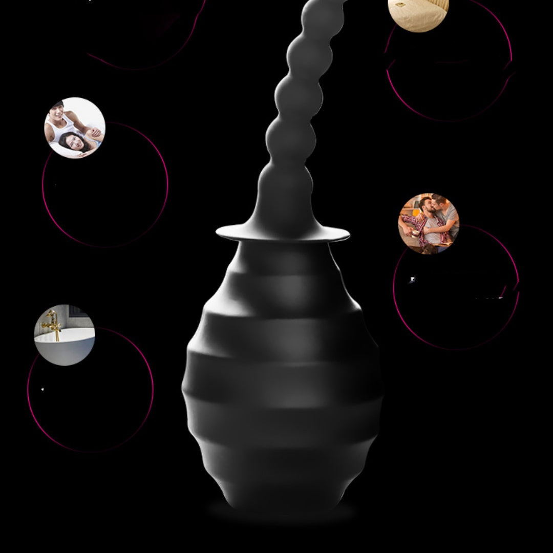 Silicone Enema Bulb for Anal Irrigation - Adult Wellness and Personal Care