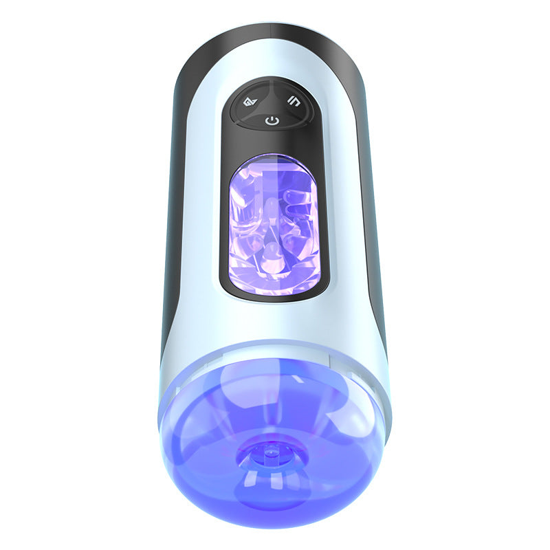 Smart Airplane Bottle with Vibration & Pronunciation - White