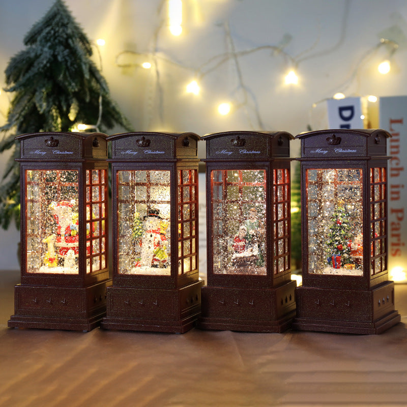 Christmas Holiday Decoration Ornaments - Music Box Style, Festive Holiday Decor