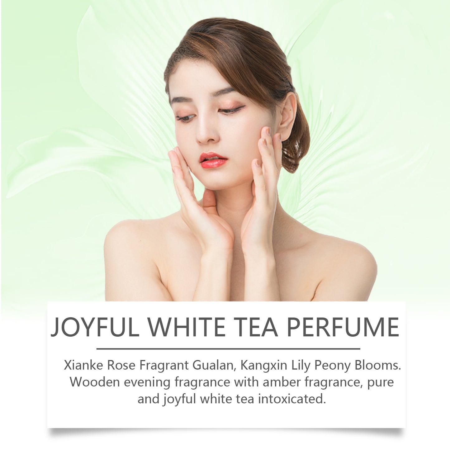 Qinghuan White Tea Perfume - Long Lasting Floral Fragrance for Women