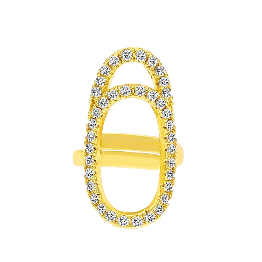 Removable Fake Nail Ring - Cross-border Zircon Inlaid Jewelry for Nail Art Women