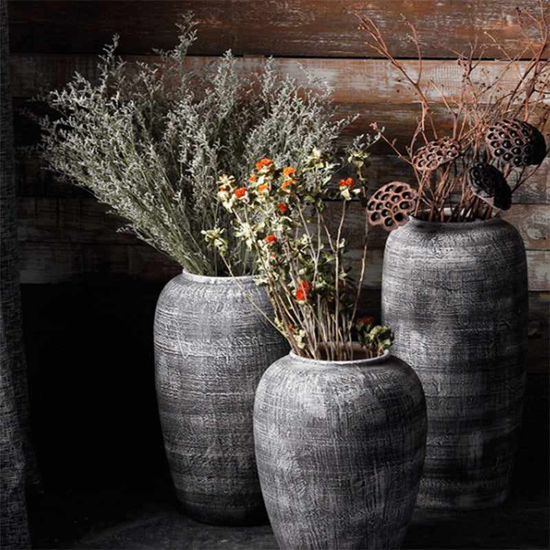 Large Ceramic Floor Vase - Classic Home Decor, Multiple Sizes & Styles