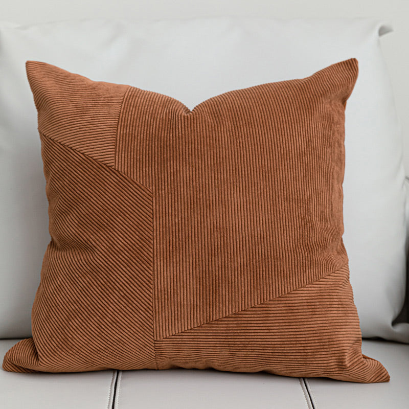 Modern Irregular Spliced Pillowcases for Hotel & Home Bedding 50x50cm