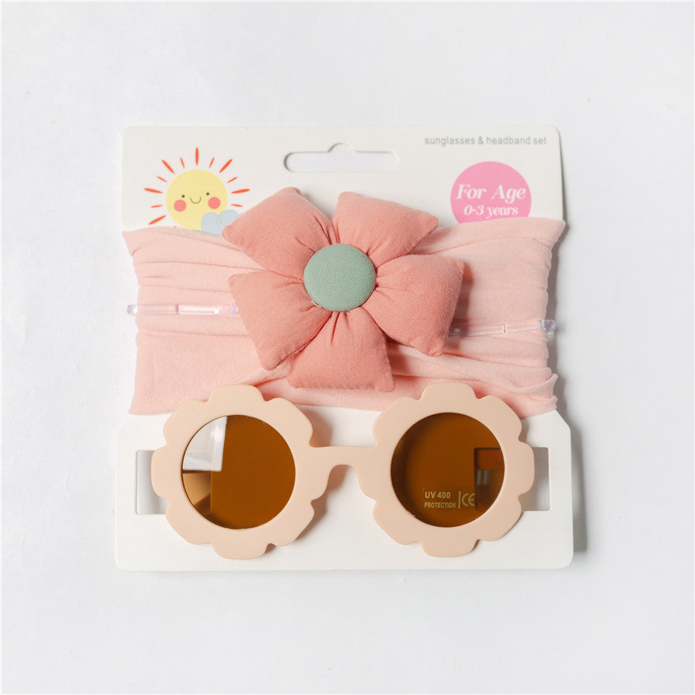 Children's Hair Band Glasses Set - Kids Hair Accessories for 3-6 Years