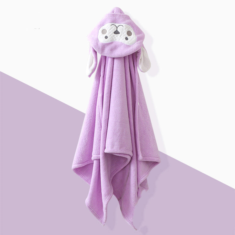 Baby Hooded Bath Towel - Soft Organic Cotton Infant Bath Wraps for Kids