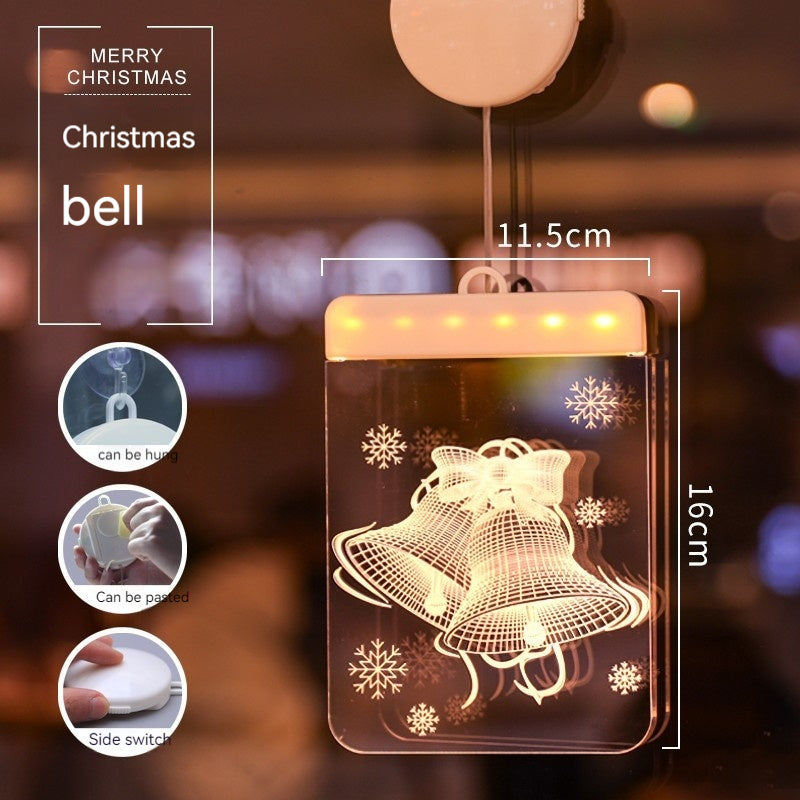Christmas Pendant Light with Ambience Lighting - USB Powered Festive Decor
