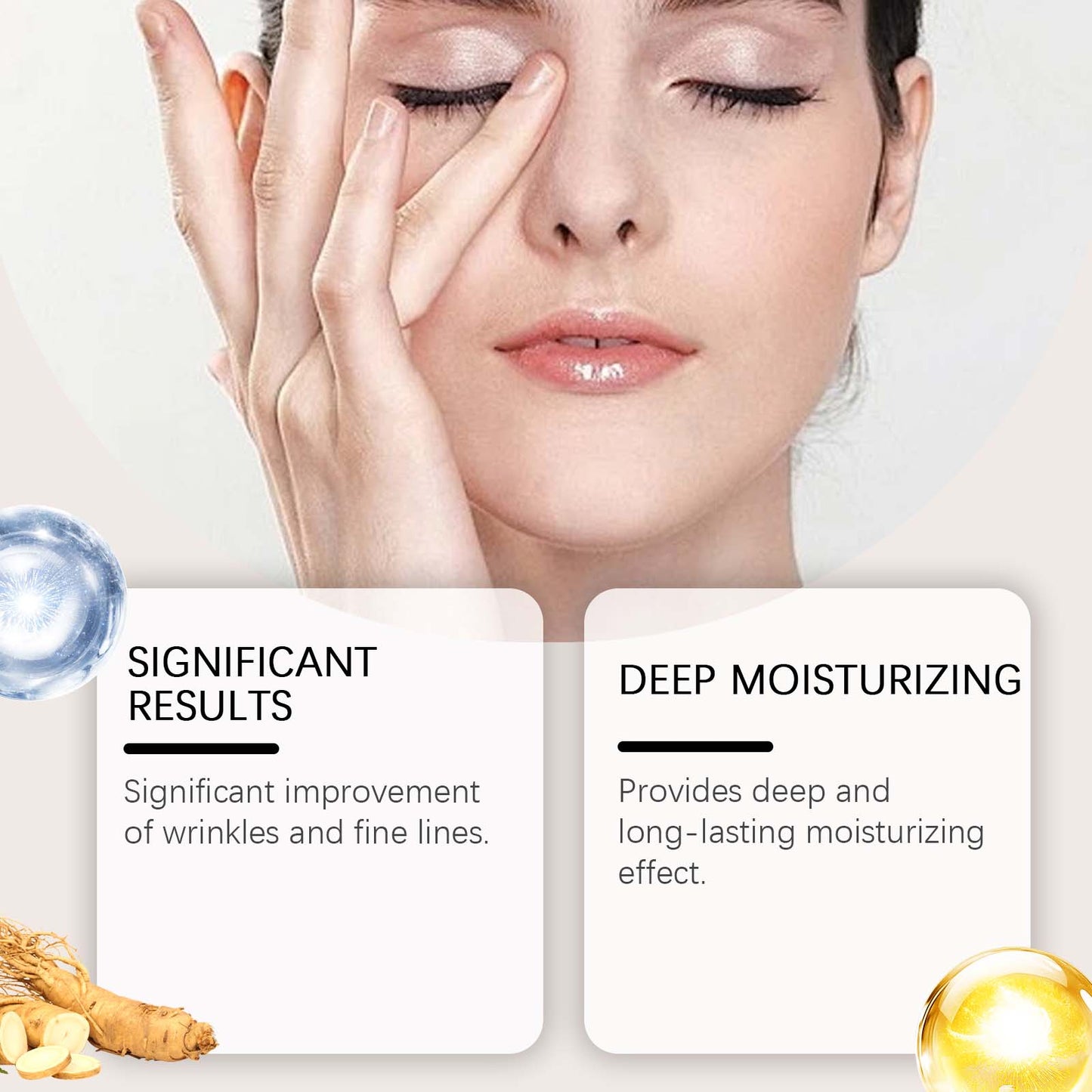 Anti-Wrinkle Firming Face Serum with Vitamin E and Peptides - 30ml