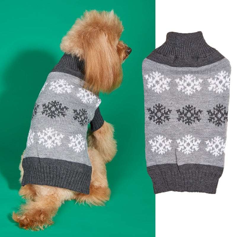 Dog Christmas Sweater Winter Pet Clothing Casual Knit Apparel for Dogs