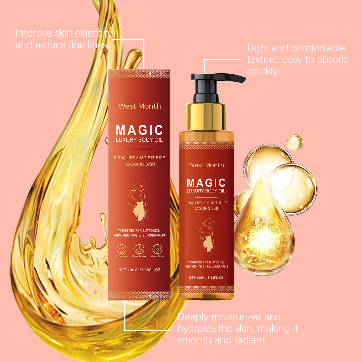 Body Firming Moisturizing Oil - 100ml