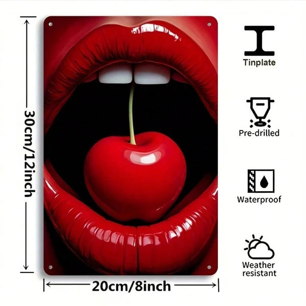 Metal Tin Sign Wall Decoration - 20cm x 20cm