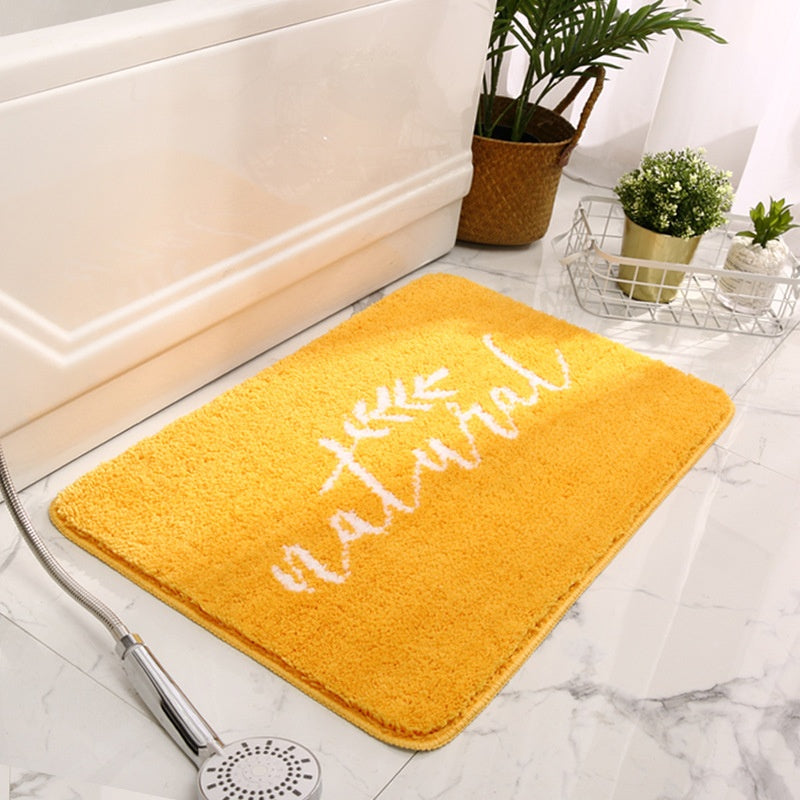 Thickened Absorbent Bathroom Floor Mat Carpet - Non-Slip, Quick Dry
