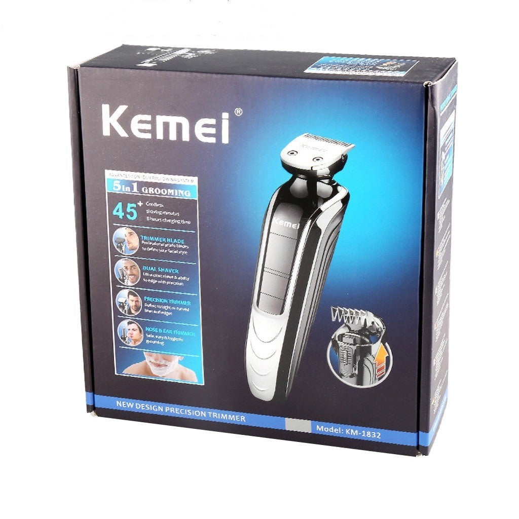 5-in-1 Electric Hair Clipper & Nose Trimmer Shaver