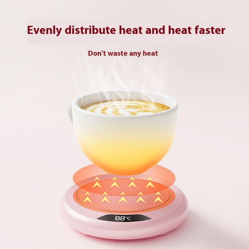 Adjustable Temperature Coaster with 3 Gears - 55°C to 75°C USB Home Heating Coaster