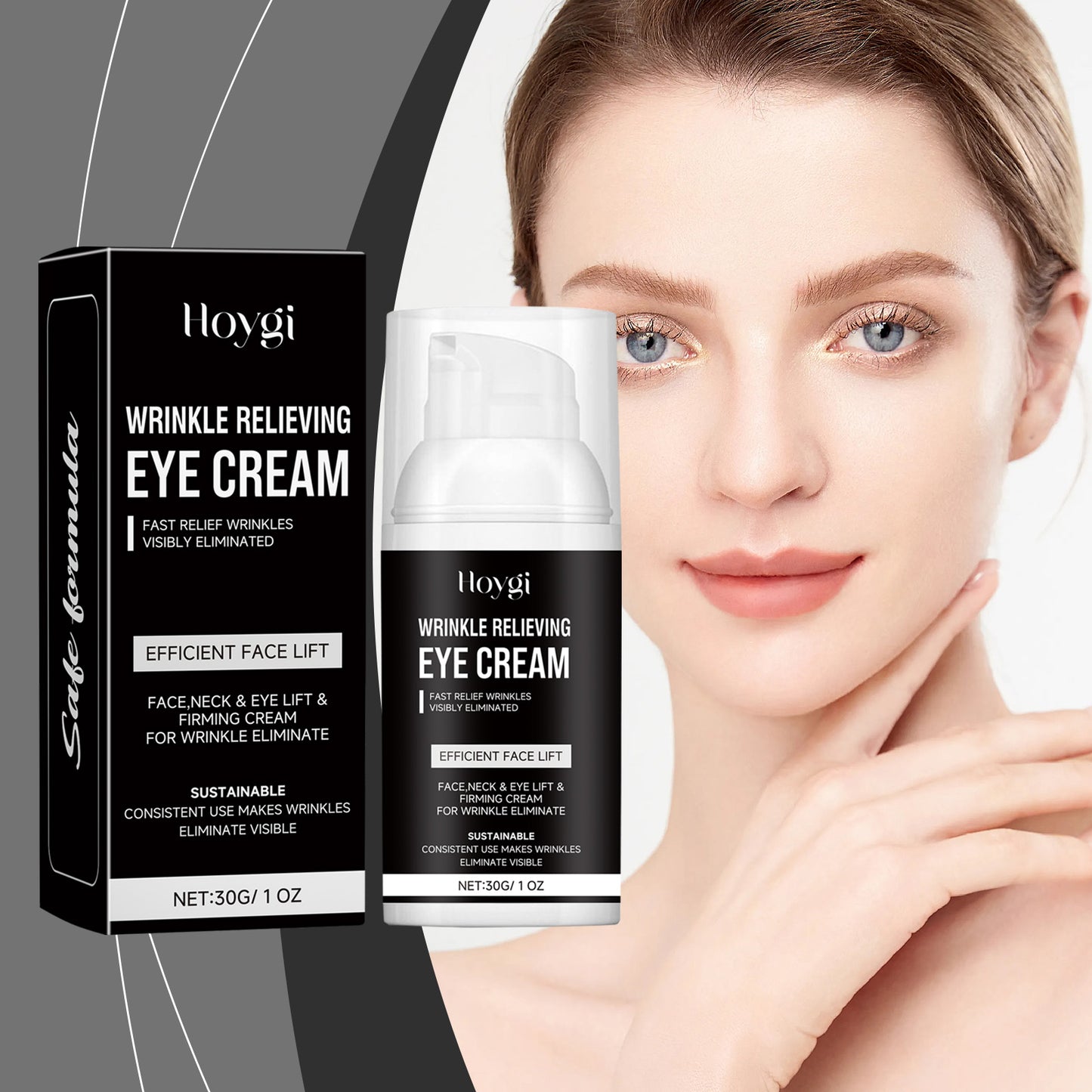 Moisturizing Eye Cream for Dark Circles and Fine Lines - 30g