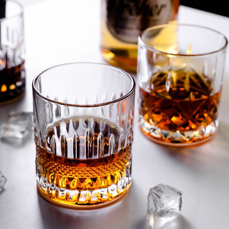 Tipsy Atmosphere Whiskey Shot Glass - High-End Clear Glass Drinkware