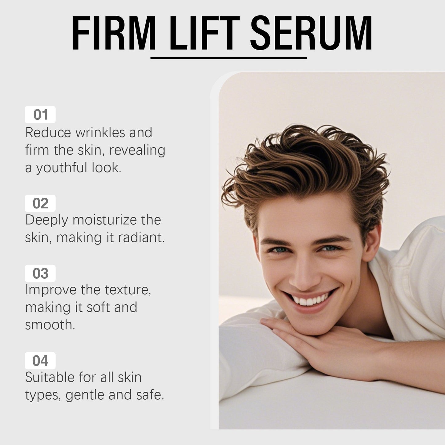 Men's Hydrating Facial Moisturizer 114ml with Hyaluronic Acid & Collagen