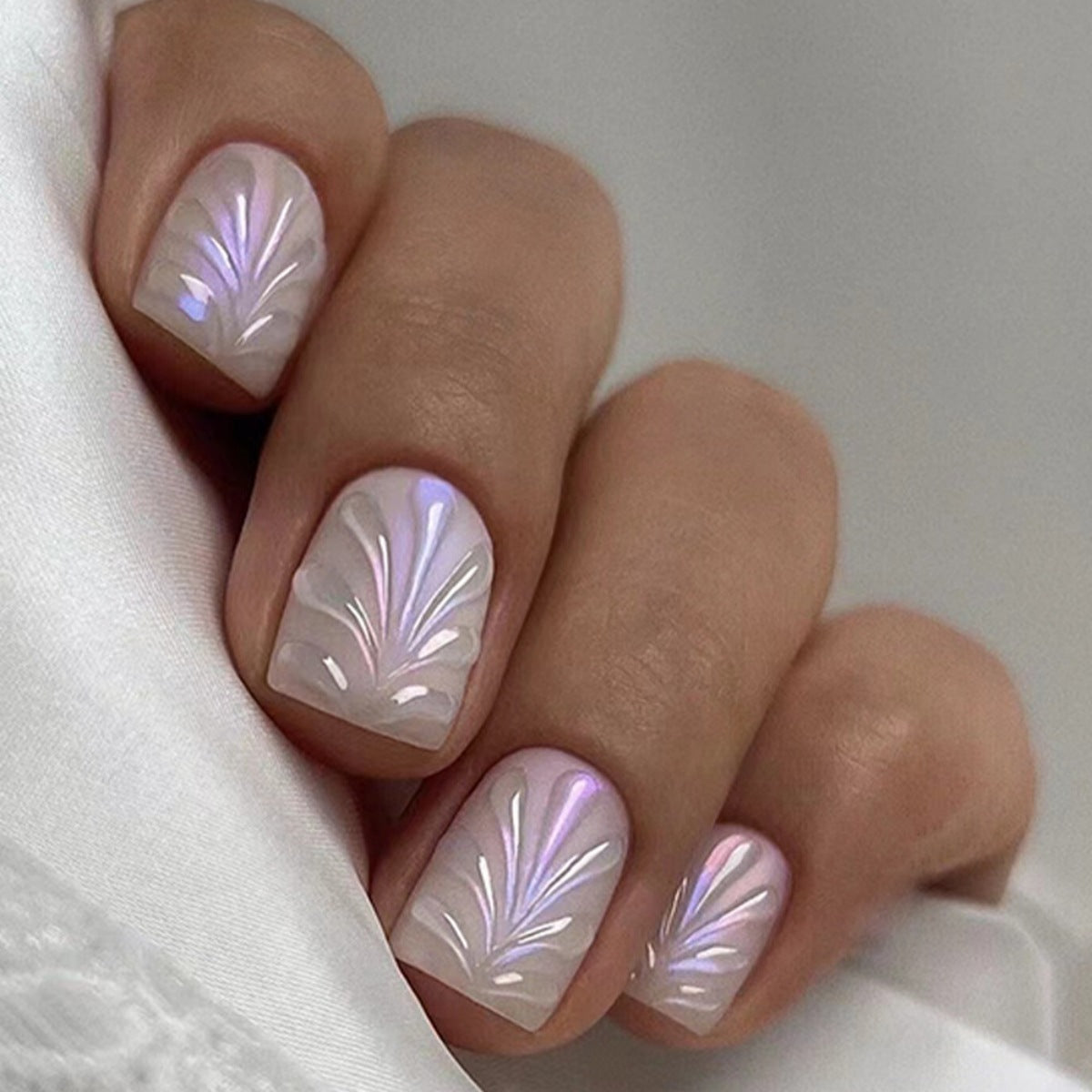 3D Rhinestone Fake Nails Set - Multiple Colors for Nail Art & Manicure