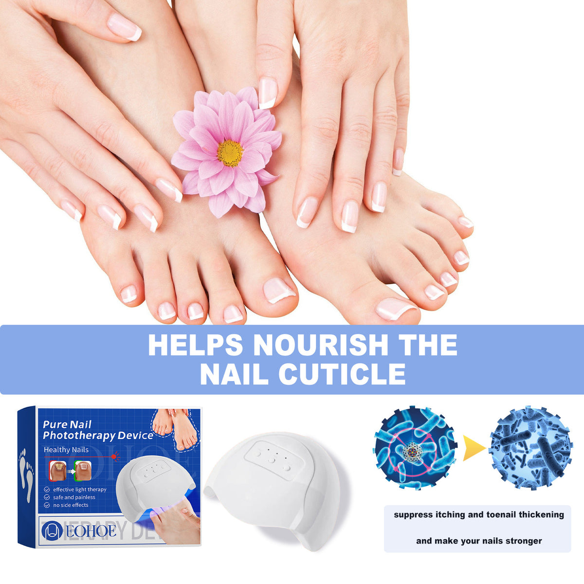 Gray Nail Care Device for Nail Health & Cleaning - 120g