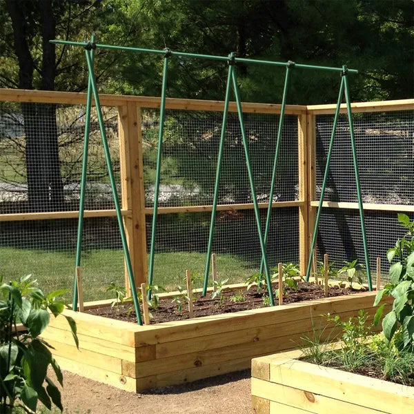 50PC Dark Green 1/4 inch Plant Support Sticks - 5ft Durable