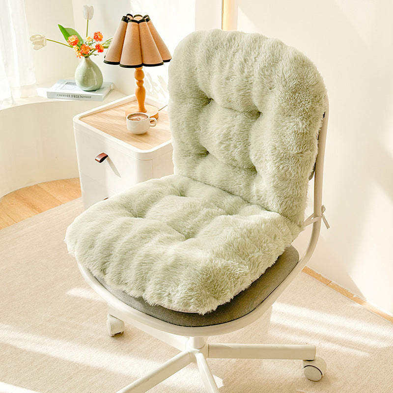 Winter Soft Office Chair Seat Cushion for Long Hours Comfort - Multi-Color