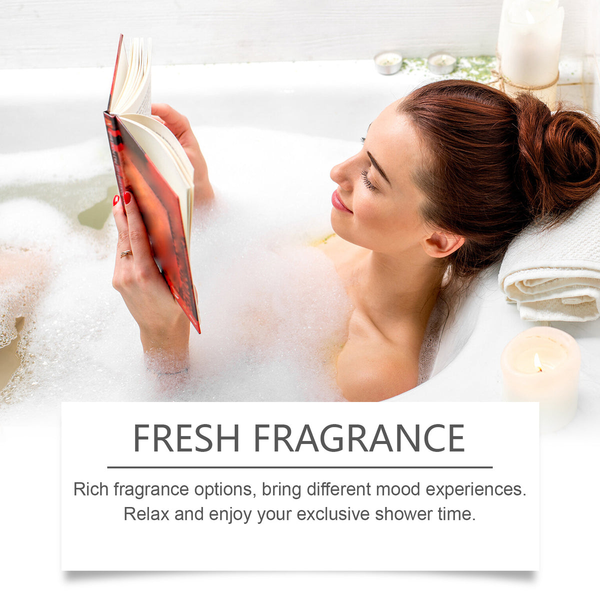 Aromatic Citrus Shower Steamers - 6 Pack for Relaxing Body Care
