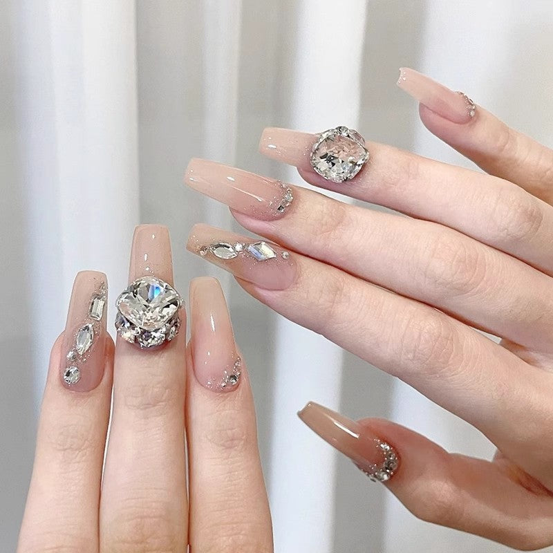 Rock Sugar Nail Crystal Rhinestone Kit for Nail Art - Multiple Styles & Sizes