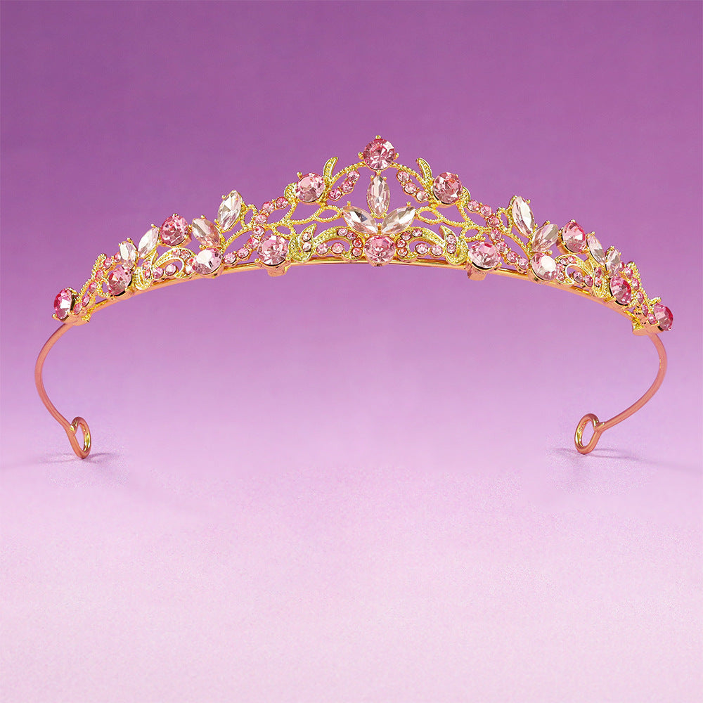 Diamond Crown Hairband - Rhinestone Tiara Headpiece