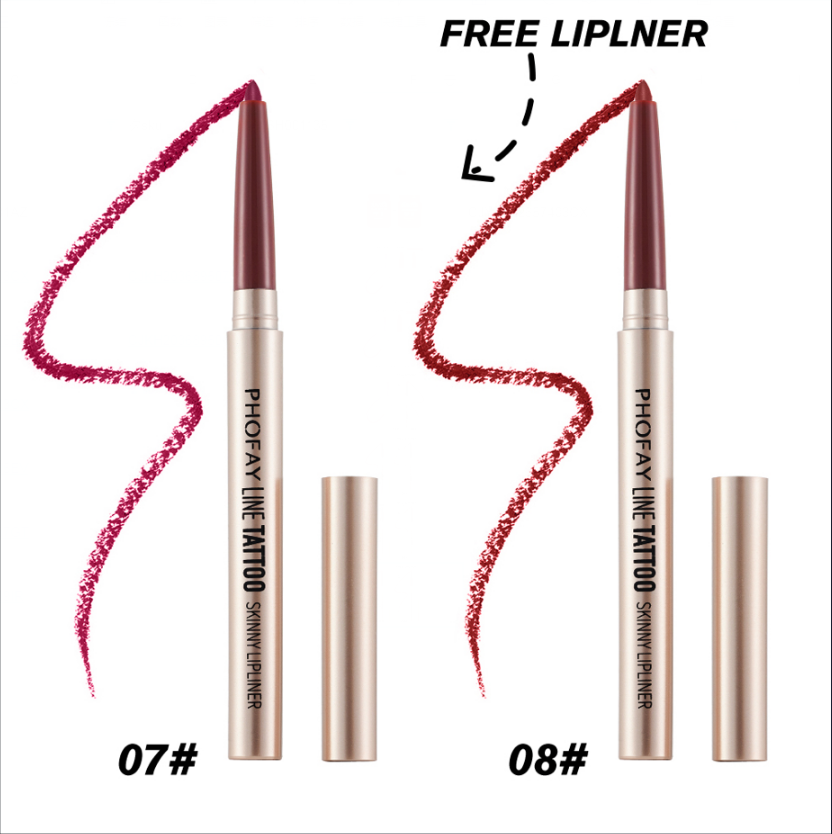 Waterproof Lip Liner Pencil - Long Lasting Contour and Definition