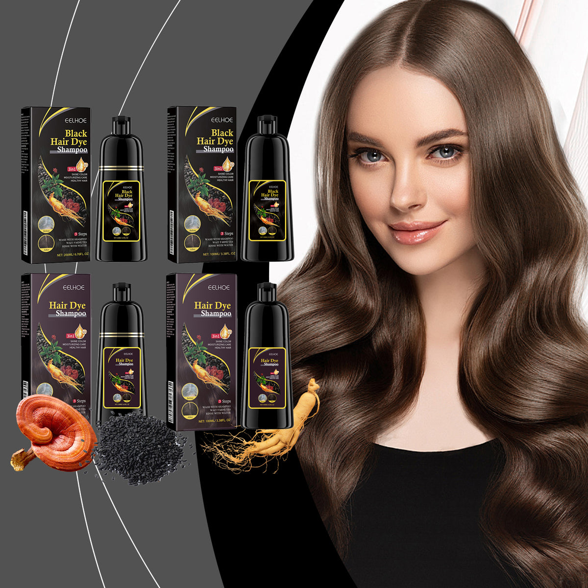 Black Hair Shampoo 100ml
