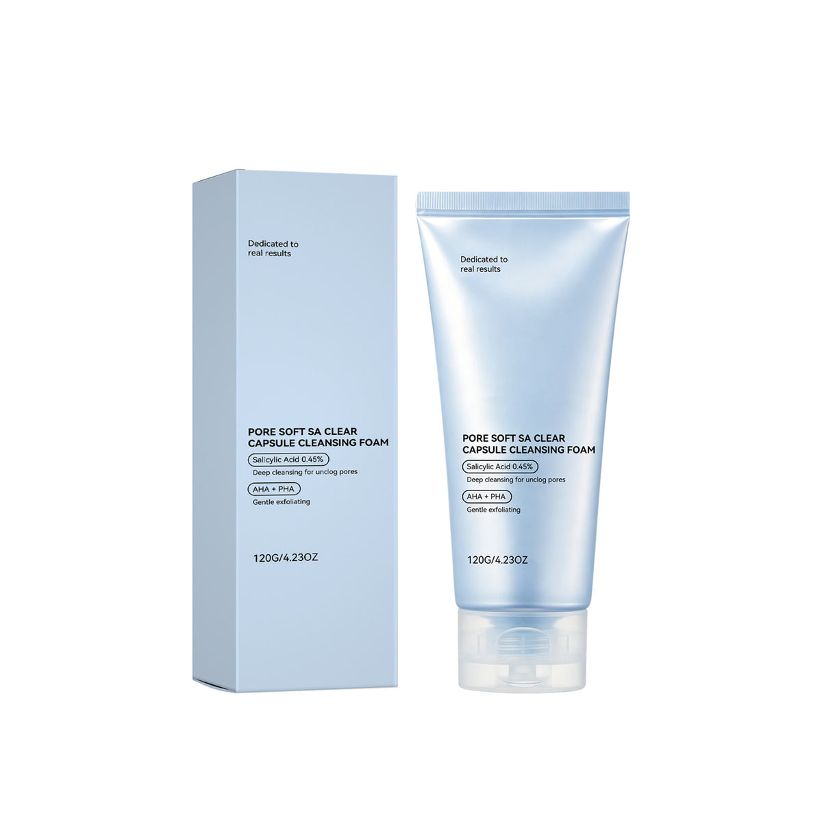 Clear Foam Facial Cleanser 120G for Skin Care & Deep Pore Cleansing