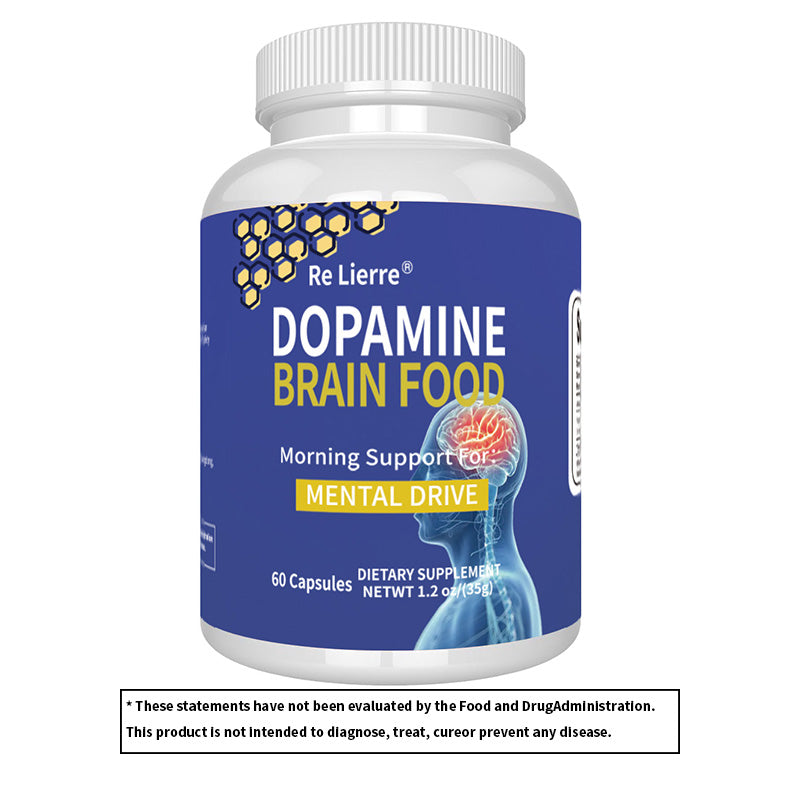 Dopamine Brain Support Supplement - 60 Capsules - Mental Focus & Clarity