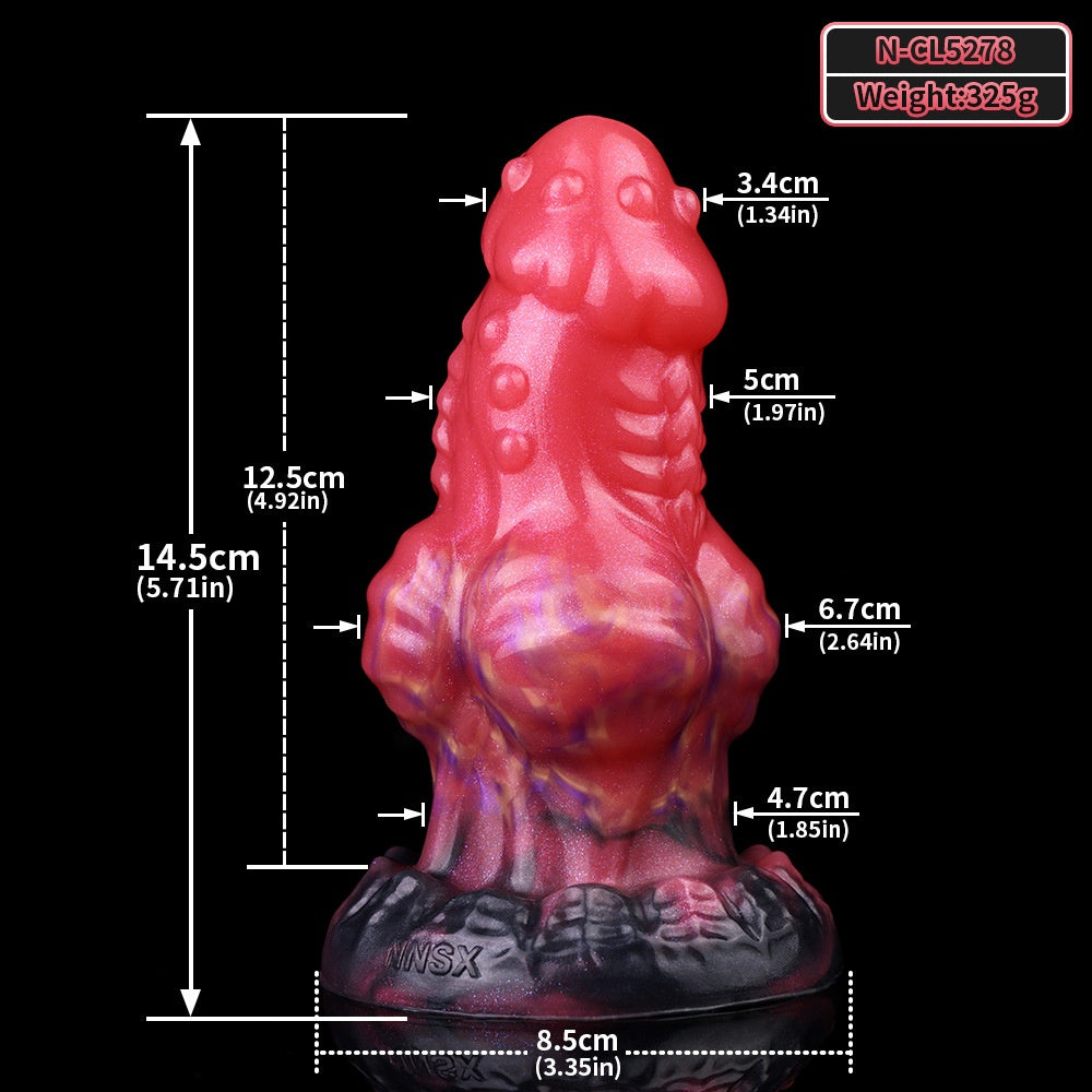 Silicone Rear Canal Dilator - Adult Wellness Personal Device, Red