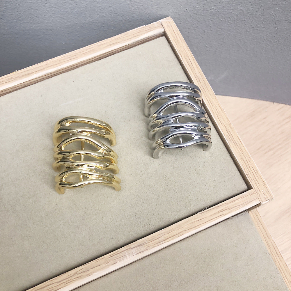 Metal U-Shaped Ponytail Barrettes - Alloy Hair Clips