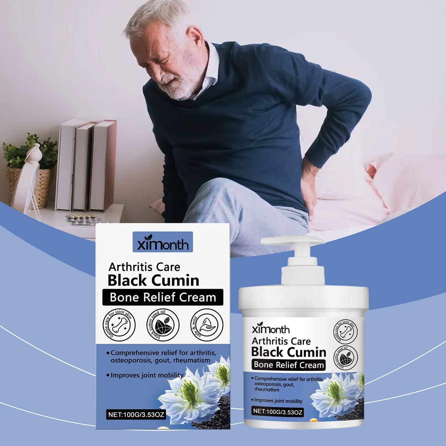 Joint Relief Cream Nourishing and Soothing 100g - Pain & Inflammation Support