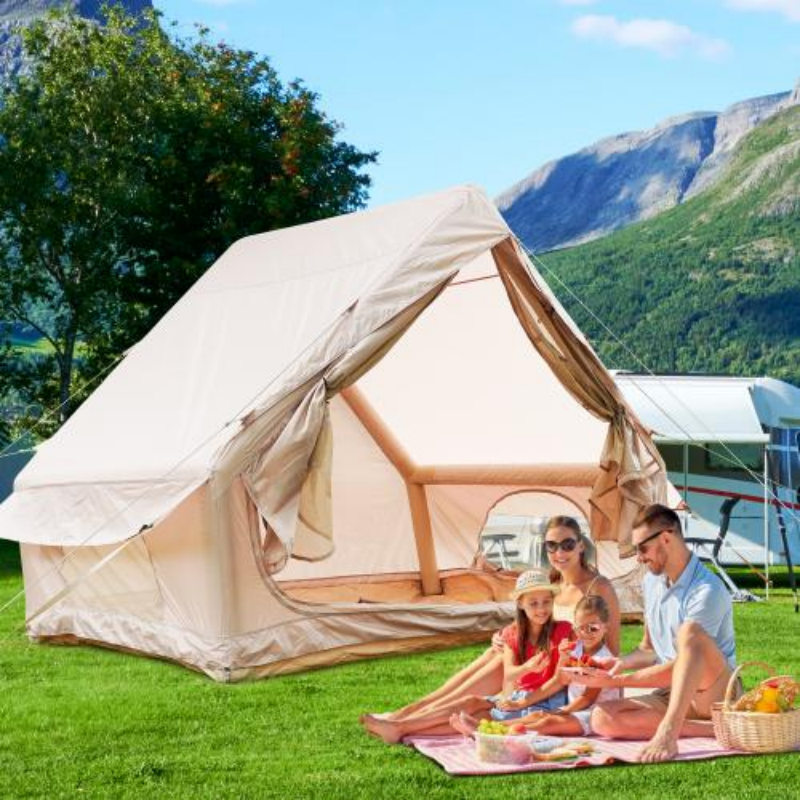 Inflatable Camping Tent for 4-6 People - Waterproof & Easy Setup