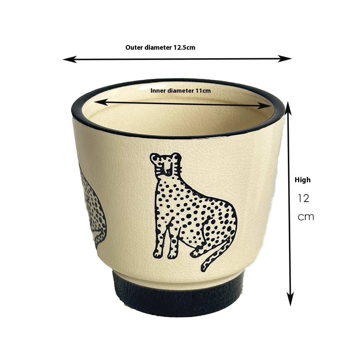 Ceramic Flower Pot for Home & Garden - Decorative Plant Container, Various Styles