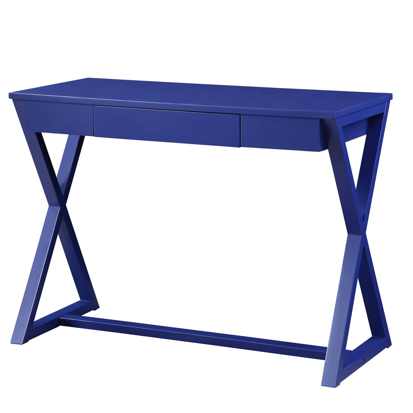 Twilight Blue Finish Writing Desk - 42" Synthetic Wood