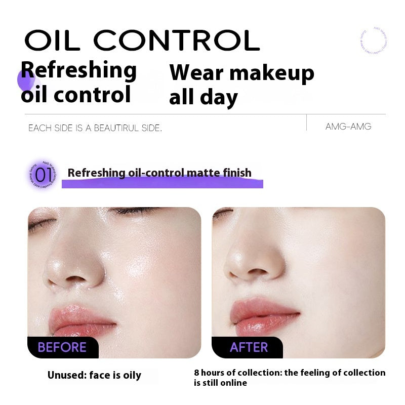 Oil Control Face Powder Makeup - Waterproof, Sweat-proof, Long-lasting, 10g