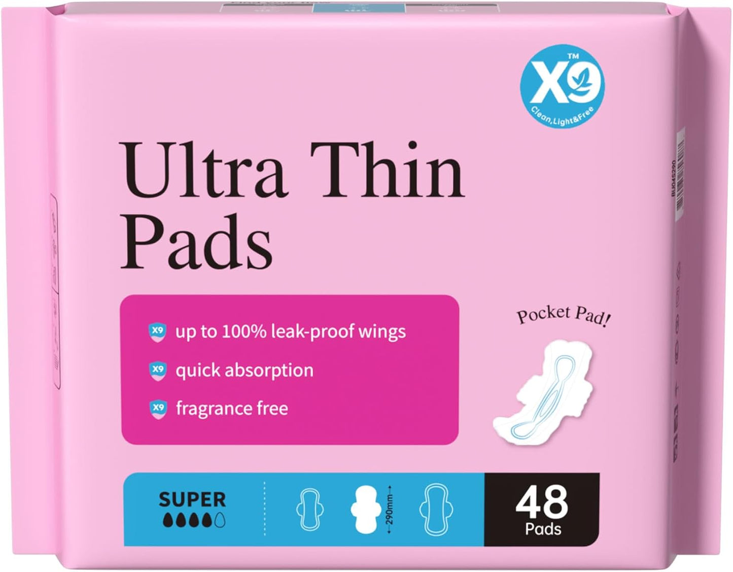 Ultra Thin Pads for Women with Wings - Heavy Flow Protection