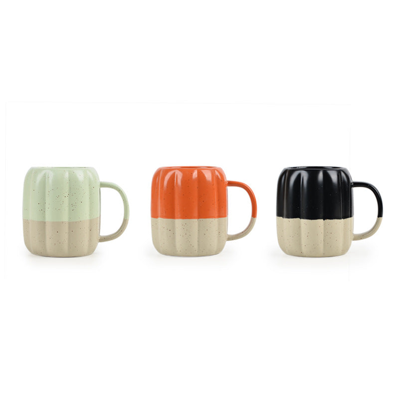 Ceramic Pumpkin Mug 425ML - Halloween Fall Coffee Cup - Microwave Safe