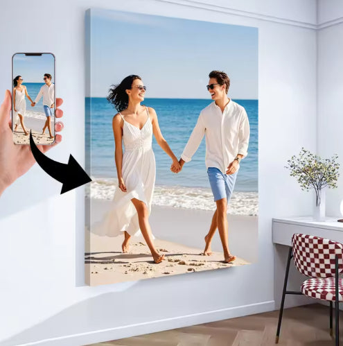 Frameless Canvas Wall Art for Living Room - Modern Decorative Painting