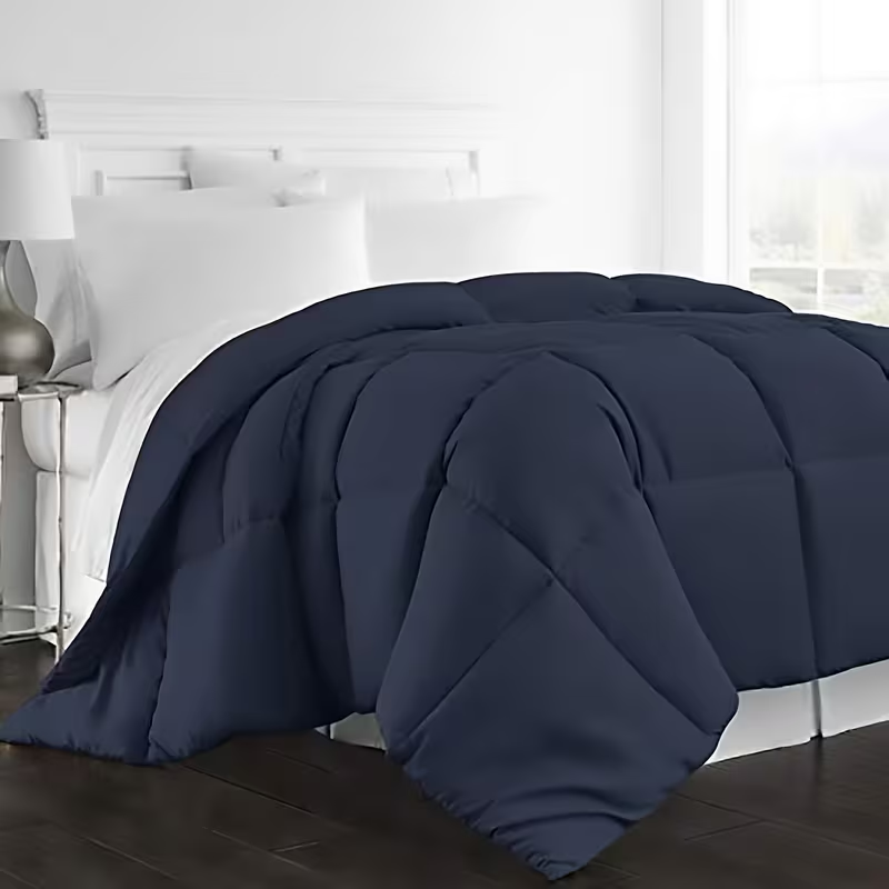 All Season Cooling Comforter - Premium Down Alternative Duvet Insert - Reversible Design