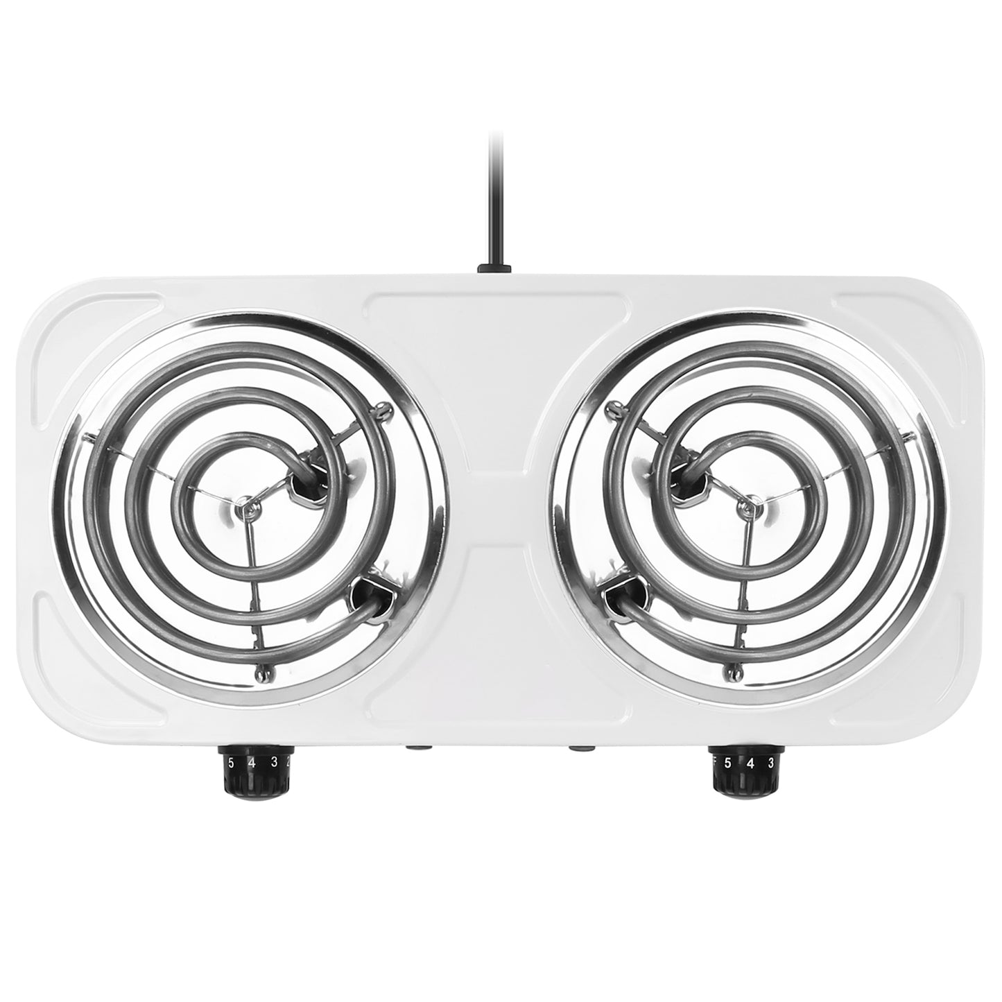 2000W Electric Double Burner Hot Plate - Portable Cooking Stove