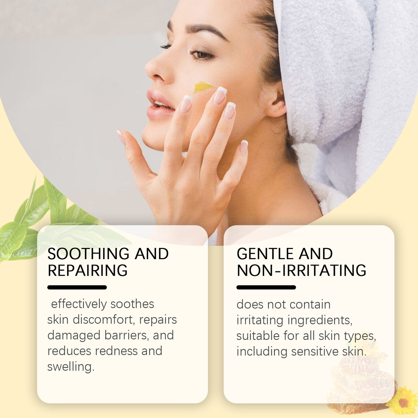 Moisturizing Skin Care Cream for Dry Skin Relief - 50g Nourishing Facial Moisturizer