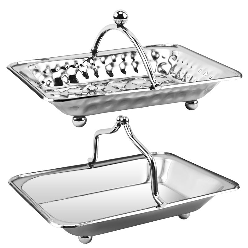 Stainless Steel Towel Basket for Kitchen & Bathroom Storage - Hot & Cold Wet Meal
