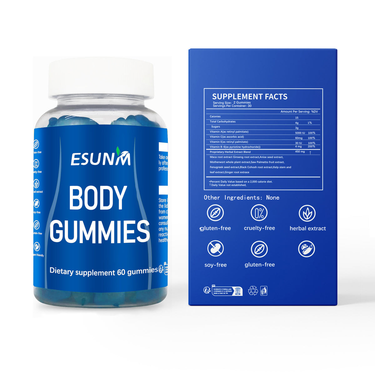 Gummy Bear Vitamins 60 Tablets